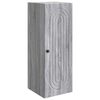 vidaXL Omara za steno Siva Sonoma 33 x 34,5 x 90 cm Inženirski les