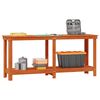 vidaXL Delovna miza Voskan Rjava 180 x 50 x 80 cm Masivna borovina
