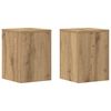 vidaXL Stojalo za rastline 2 kosa artisan hrast 25x25x35 cm inž. les