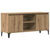 vidaXL TV omarica artisan hrast 102x35x50 cm inženirski les