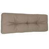 vidaXL Blazina za kavč iz palet taupe 120x40x12 cm