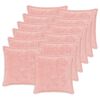 vidaXL Prevleka za blazino 12 kos HOUTEN Roza 40 x 40 cm