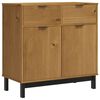 vidaXL Komoda FLAM 80x40x80 cm trdna borovina