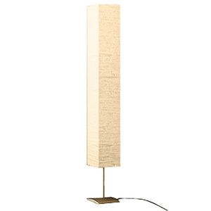 Stoječa Svetilka Kvadratne Oblike, Kremne Barve 170 cm