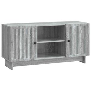 vidaXL TV omarica 102 x 34,5 x 50 cm Siva Sonoma Inženirski les