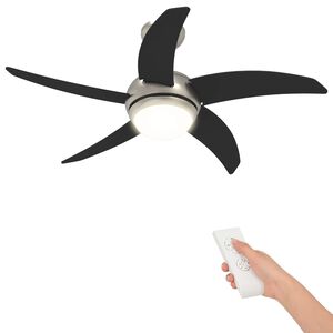 vidaXL Stropni ventilator s svetilko in daljinskim upravljalnikom