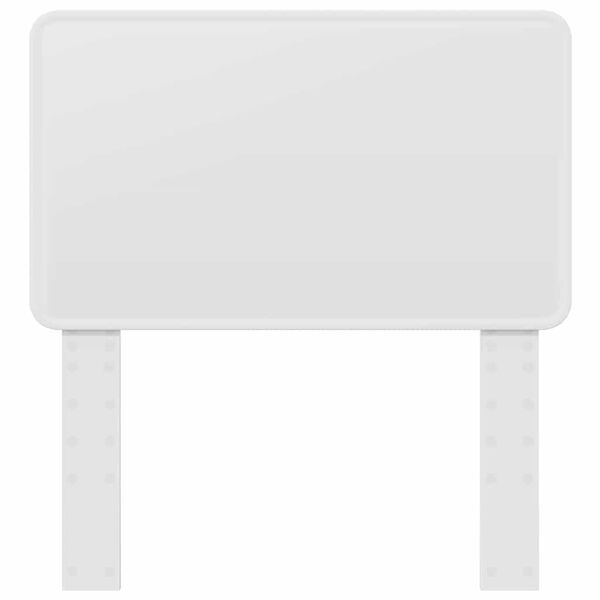 vidaXL Vzglavje z vzglavjem Bela 90 cm Konstruiran les