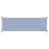 vidaXL Sončno platno Modra in bela 6 x 2 m 100% poliester Oxford