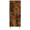 vidaXL Visoka omara dimljeni hrast 34,5x34x180 cm inženirski les