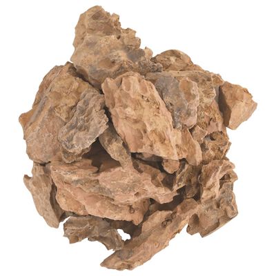 vidaXL Zmajev kamen 10 kg rjavi 1-10 cm