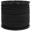 vidaXL Bungee vrvi 8 mm Črna PP in guma