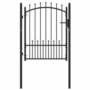 vidaXL Vrata ograje s bodicami EMMEN 100 x 125 cm