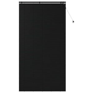 vidaXL Venecijanska žaluzija Črna 125 x 250 cm 35 mm