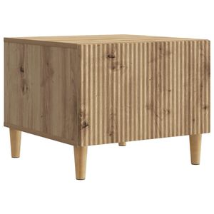 vidaXL Klubska miza Artisan hrast 49 x 50 x 40 cm Inženirski les