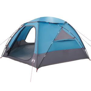 vidaXL &Scaron;otor z kupolo in odstranljivim dežnim pla&scaron;čem 8-osebni Modra