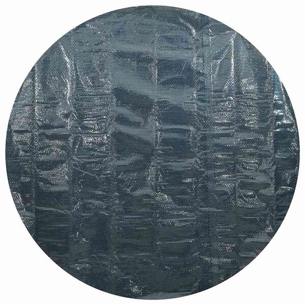 vidaXL Plavajoča PE solarna folija za bazen 417 cm črna in modra