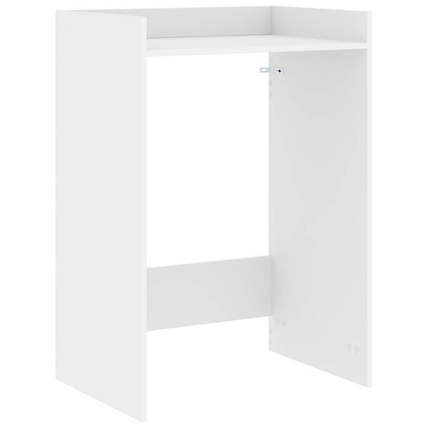 vidaXL Omara za pralni stroj Bela 67,5 x 48 x 97 cm Konstruiran les