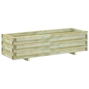vidaXL Visoka greda 120x40x30 cm lesena pravokotna