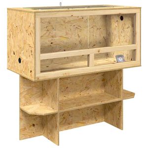 vidaXL Terarij Rjava 100 x 50 x 100 cm OSB