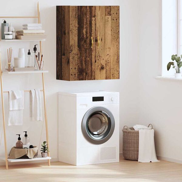 vidaXL Omarica na steni Star les 69,5 x 34 x 90 cm Konstruiran les