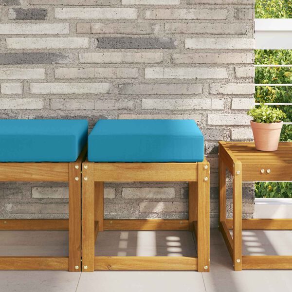 vidaXL Zunanja sedežna blazina Kraljevo modra 40 x 40 x 8 cm