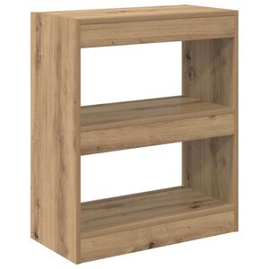 vidaXL Knjigovni omar 2 nivojev 60 x 30 x 72 cm Inženirski les