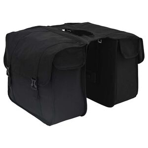 vidaXL Kolo torba Črna 40 x 18.5 x 35 cm Poliester