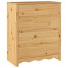 vidaXL Predalni &scaron;afka Drammen Hrast 76,5 x 40 x 91 cm Trden borov les