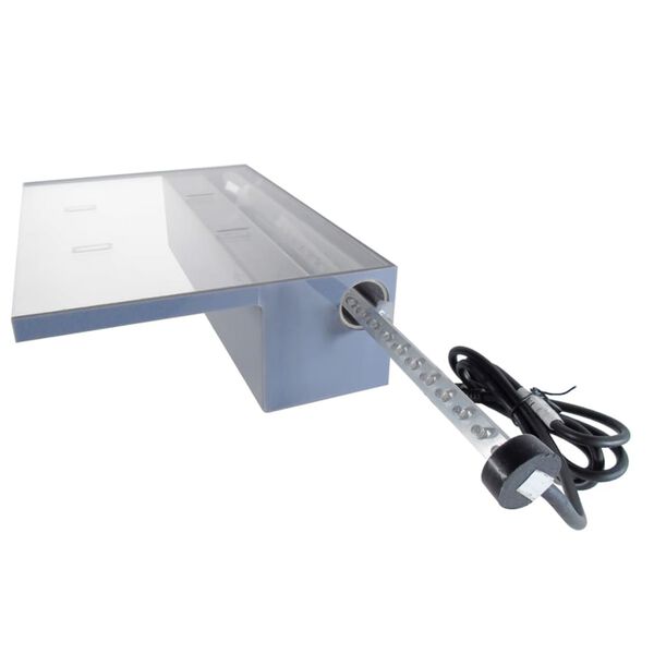 Ubbink Vodni slap Niagara LED 60 cm prozoren 7504609