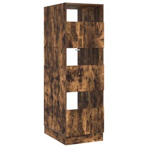 vidaXL Omara za perilo Dimljeni oreh 50 x 68 x 162 cm Inženirski les