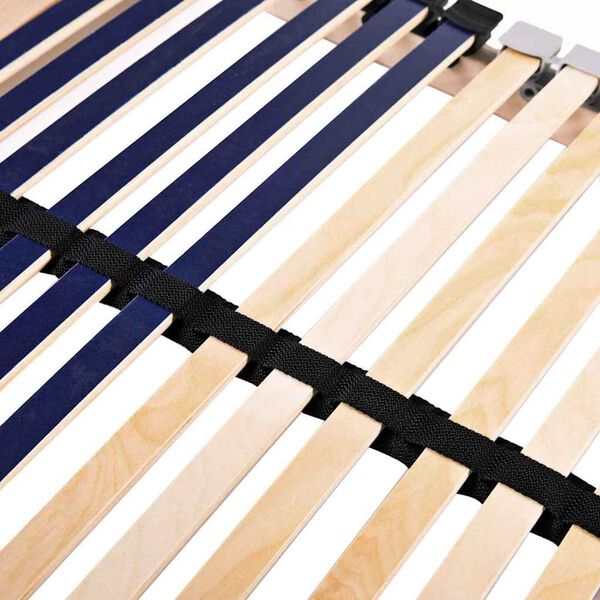 vidaXL Lamelni podstavek Rjava 140 x 190 cm Masiven bukov les