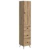 vidaXL Set omar 2 pcs Artisan hrast 34,5 x 34,5 x 90 cm Inženirski les