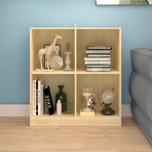 vidaXL Komoda 70x33x76 cm trdna borovina