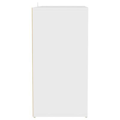 vidaXL Omarica za čevlje bela 60x35x70 cm iverna plošča