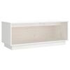 vidaXL TV omarica bela 90x35x35 cm trdna borovina
