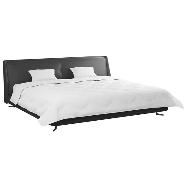 vidaXL Zimska posteljnina z blazino 3 pcs Bela Mikrovlakna