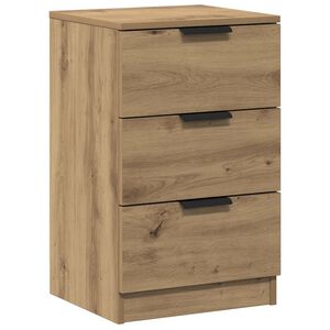 vidaXL Nočna omarica artisan hrast 40x36x65 cm inženirski les