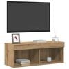 vidaXL Komplet TV omaric artisan hrast 80 x 30 x 30 cm Konstruiran les
