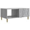 vidaXL Klubska miza Siva Sonoma 90 x 50 x 40 cm Inženirski les