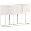 vidaXL Komoda 115x30x76 cm trden mangov les