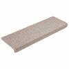 vidaXL Stopni&scaron;čne preproge 30 kosov 65x21x4 cm taupe pravokotne robove
