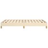 vidaXL Posteljni okvir brez vzmetnice krem 120x190 cm blago