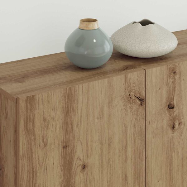 vidaXL TV omarica 4 pcs Umetni hrast Konstruiran les