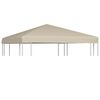 vidaXL Streha za paviljon 310 g/m&sup2; 3x3 m bež