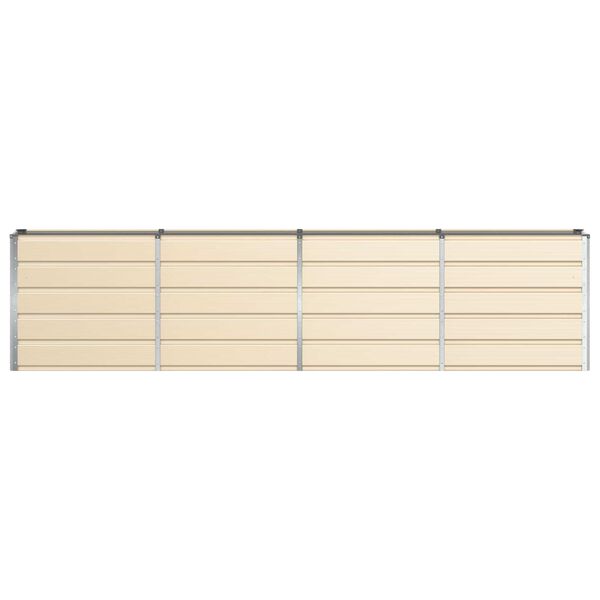 vidaXL Cvetlično korito Slonoko&scaron;čena 160 x 40 x 75 cm Jeklo