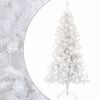 vidaXL Umetno Zložljivo Božično Drevo 210 cm 300 LED Toplo bela