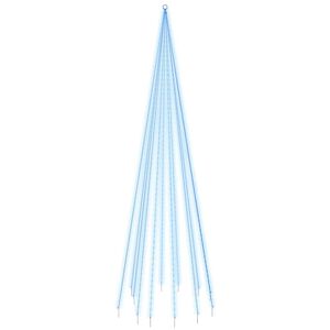 vidaXL Novoletna jelka iz 732 modrih LED lučk 500 cm