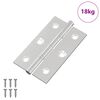 vidaXL Tečaj Enobarvno 899 kos Srebrna 58 x 35 x 1 mm Jeklo
