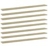 vidaXL Dodatne police za omaro 8 kosov sonoma hrast 100x10x1,5 cm