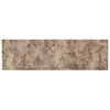 vidaXL Kuhinjska preproga Rjav beton 300 x 60 cm 100% poliamid Pralna